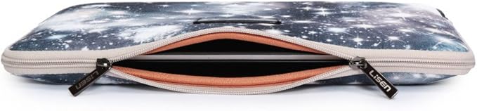 BSLVWG 13 Inch Laptop Sleeve Case, Water-Resistant Neoprene Notebook Computer Pocket Tablet Briefcase Carrying Bag/Pouch Skin Cover