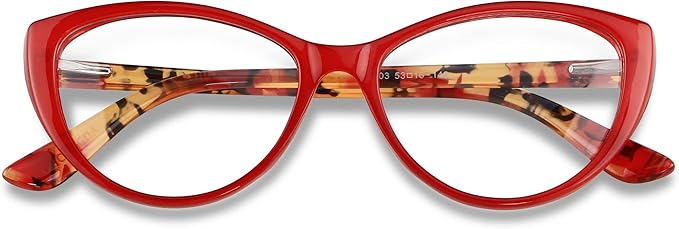 ANDWOOD Blue Light Blocking Glasses Women Bluelight Blocker Computer Cateye Clear Cat Eye Eyeglasses Frame AR003