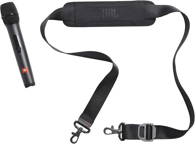 JBL PartyBox On-The-Go Essential - Portable Party Speaker with Built-in Lights and Wireless mic, Amazing JBL Pro Sound, IPX4 splashproof Protection, 6 Hours of Playtime, Convenient Shoulder Strap