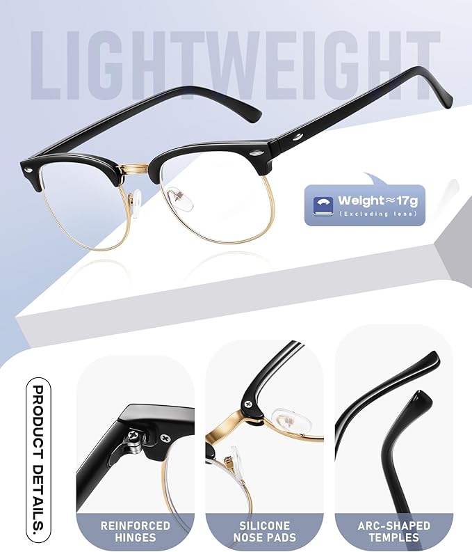 Perfectmiaoxuan Blue Light Blocking Glasses,Computer/Gaming/Screen Glasses for Women or Men，Anti Blue Light & UV