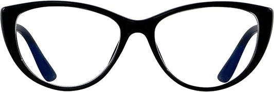 ANDWOOD Blue Light Blocking Glasses Women Bluelight Blocker Computer Cateye Clear Cat Eye Eyeglasses Frame AR003
