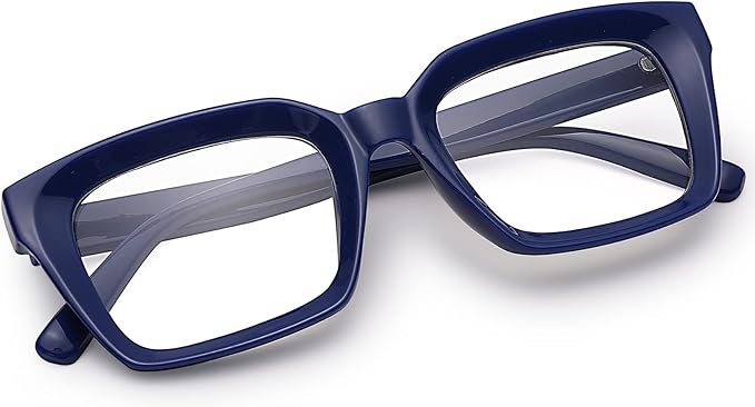 COASION Blue Light Blocking Eyeglasses Classic Thick Square Rim Frame Eyewear for Women Men