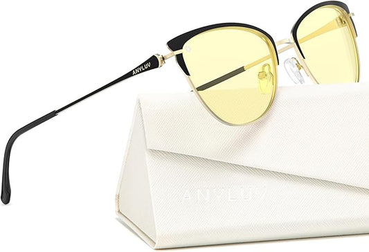 ANYLUV Blue Light Glasses for Woman Men, Womens Blue Light Blocking Glasses Computer Glasses Anti Eyestrain