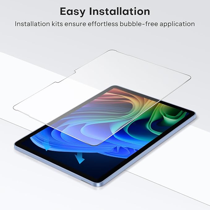 OMOTON Screen Protector for Microsoft Surface Pro 12 inch 2025, Tempered Glass/Case Friendly/Surface Pen Compatible, 2 Pack