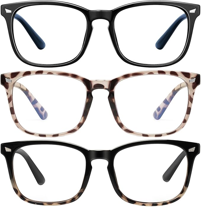 hunsquer Blue Light Glasses for Woman/Men Computer Blue Light Glasses