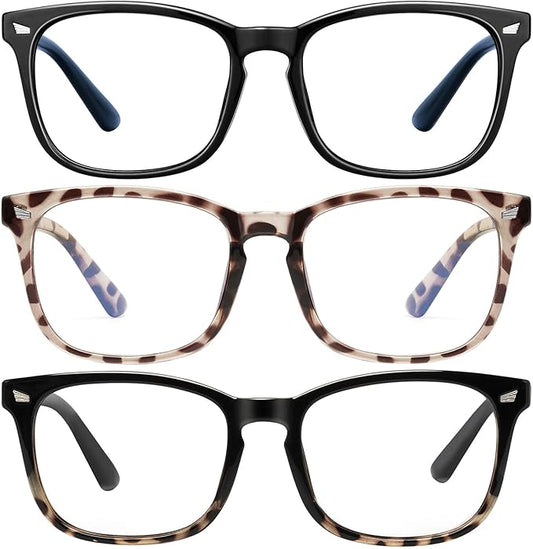 hunsquer Blue Light Glasses for Woman/Men Computer Blue Light Glasses