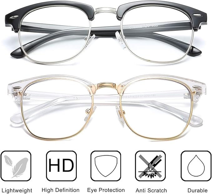 Perfectmiaoxuan Blue Light Blocking Glasses,Computer/Gaming/Screen Glasses for Women or Men，Anti Blue Light & UV