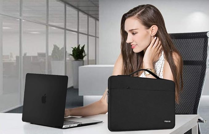 MOSISO Compatible with MacBook Pro 13 inch Case M2 2026, 2025, 2024-2016 A2338 M1 A2251 A2289 A2159 A1989 A1708 A1706, Plastic Hard Case&Bag&Keyboard Skin&Webcam Cover&Screen Protector, Black