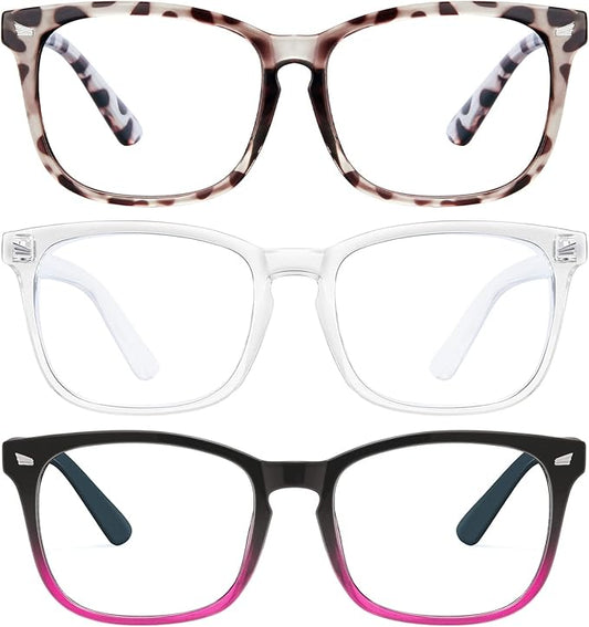 hunsquer Blue Light Glasses for Woman/Men Computer Blue Light Glasses