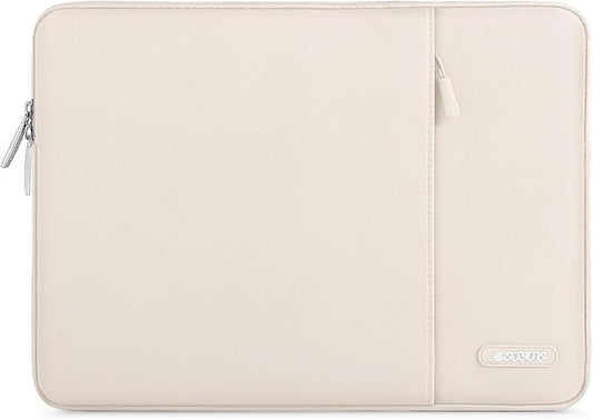 MOSISO Laptop Case 13 inch, Laptop Sleeve Compatible with MacBook Neo/Air/Pro 13 inch with A18/M5/M4/M3/M2/M1 Chip 2026-2016, Polyester Vertical Computer Sleeve Bag with Pocket, Sand