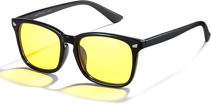 Cyxus Blue Light Glasses Men Women Reduce Eye Strain UV Blocking for Office Work Computer Screen 8082