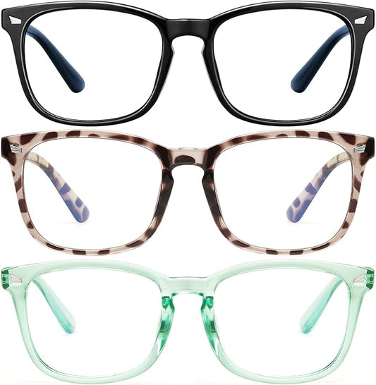 hunsquer Blue Light Glasses for Woman/Men Computer Blue Light Glasses