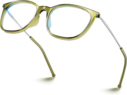 VISOONE Light Weight Slip Resistant Blue Light Blocking Computer Glasses with Anti Glare UV400 for Man Women GAEL