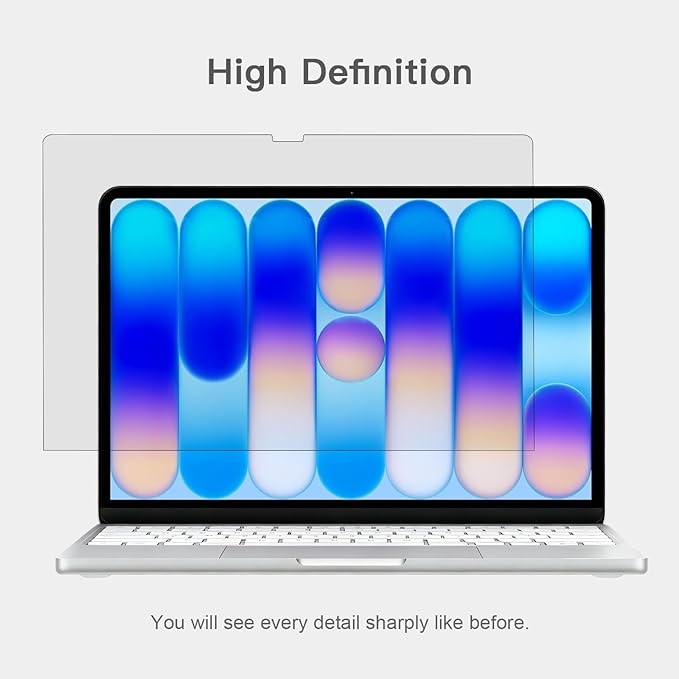 Privacy Screen for 2026 MacBook Neo 13-Inch A18 Pro, Anti Glare Film Blue Light Filter, Reduce Eye Strain Laptop Privacy Screen Shield and Protector for Mac Neo