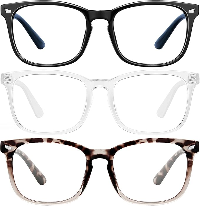 hunsquer Blue Light Glasses for Woman/Men Computer Blue Light Glasses