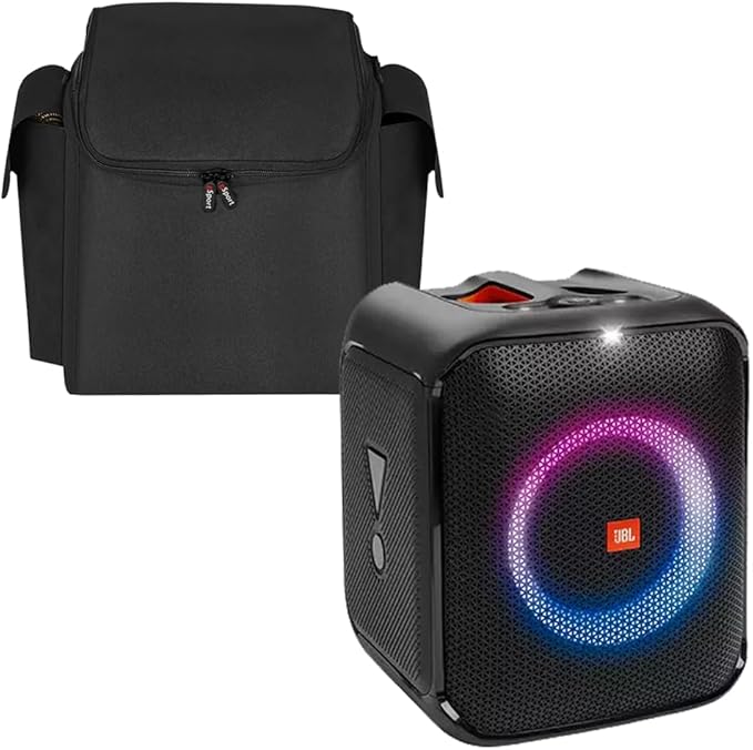 JBL PARTYBOX Encore Essential Portable Party Speaker Bundle with gSport Carry Bag (Black)