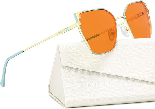 ANYLUV Blue Light Glasses for Woman Men, Womens Blue Light Blocking Glasses Computer Glasses Anti Eyestrain