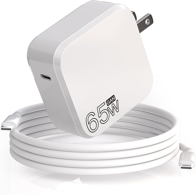 65W/45W GaN Fast Charger Compatible With Samsung Galaxy Book Pro, Pro 360, NP950QDB NP930QDB NP935QDC NP950XDB NP930XDB 15.6”13.3 and Notebook 7/9 series,USB C Cable for Laptop Charger