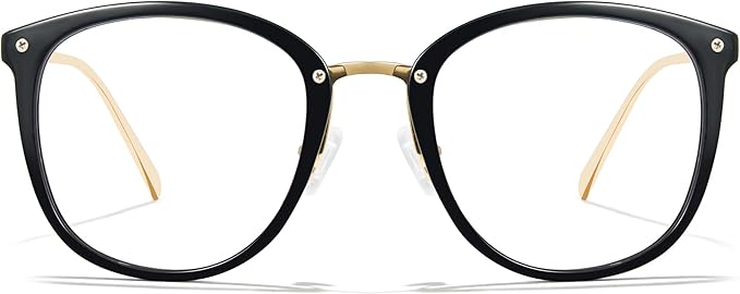 Cyxus Blue Light Glasses for Woman, Stylish Cat Eye Blue Light Blocking Computer Glasses for Working, Laptop and Screen Use
