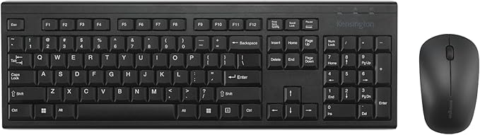 Kensington KM150 EQ Wireless Desktop Set, Wireless Keyboard & Mouse (K75562NA)