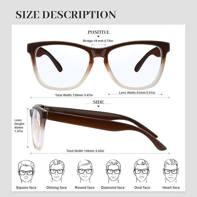 Retro Blue Light Blocking Glasses for Women Men Classic Style Computer TV Eyeglasses Anti Eyestrain