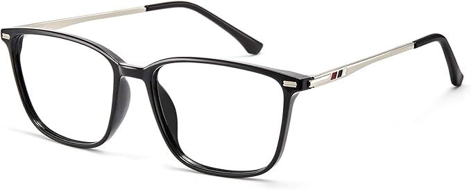 Cyxus Blue Light Blocking Glasses for Men and Women, Ultra Lightweight TR90 Metal Frame Computer Glasses for Gaming, Office, Reading, Digital Screen Protection 8208T01