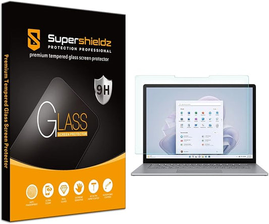 Supershieldz Designed for Microsoft Surface Laptop 6/5/ 4/3 (15 inch) Tempered Glass Screen Protector, Anti Scratch, Bubble Free