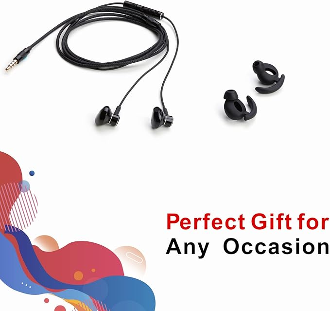 LUDOS SPECTA Wired Earbuds in-Ear Headphones, 5 Years Warranty, Earphones with Microphone for Clear Calls, Noise Isolating, for iPhone, iPad, Samsung, Laptop, School Students, Kids, Women, Small Ears