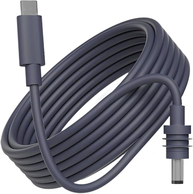 Hongfa Starlink Mini USB C to DC Power Cable, Starlink Mini Cable USB Type-C Input to DC Cord, Compatible with 100W+ Power Bank and PD Charger(10FT/3M)
