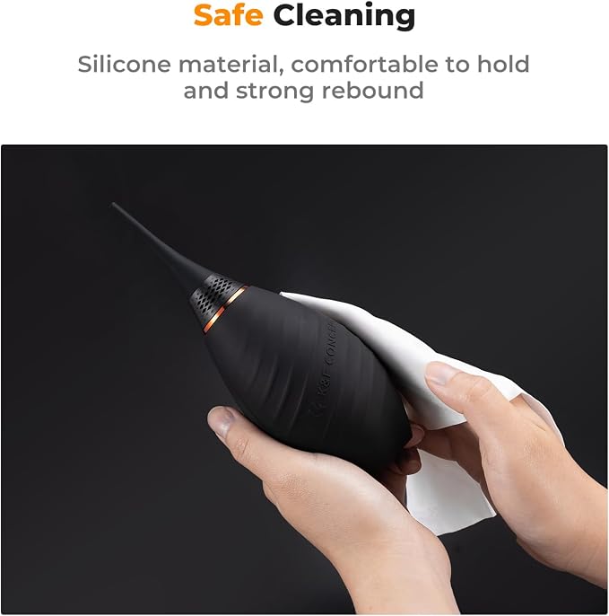 K&F CONCEPT Soft Tip Strong Air Blower, Single Air Intake Camera Lens Blower with Long Nozzle, for Digital SLR Lens Sensor LCD Screens Musical Instruments Keyboards Telescope Filters - Image 5