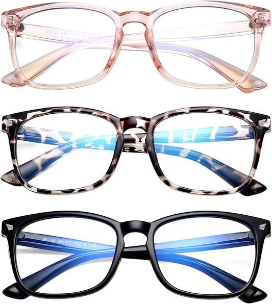 Hycredi Kids Blue Light Blocking Glasses for Boys & Girls – Reduce Eye Strain from Screens, Computer, Gaming, TV & Phone