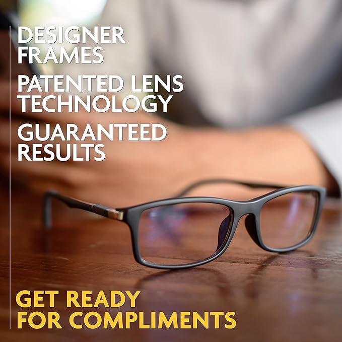 Prospek Blue Light Glasses Reading for Men and Women, For Computer Use, Blue Light Protection, Clear Lens 0 to +3.0 Diopters