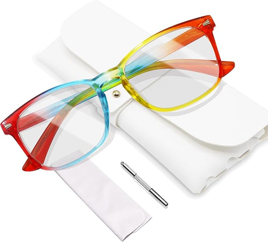 BIRDDIE Blue Light Blocking Glasses for Women & Men, UV400 Anti-Glare Computer Glasses for Gaming,Reading & Eye Strain Relief