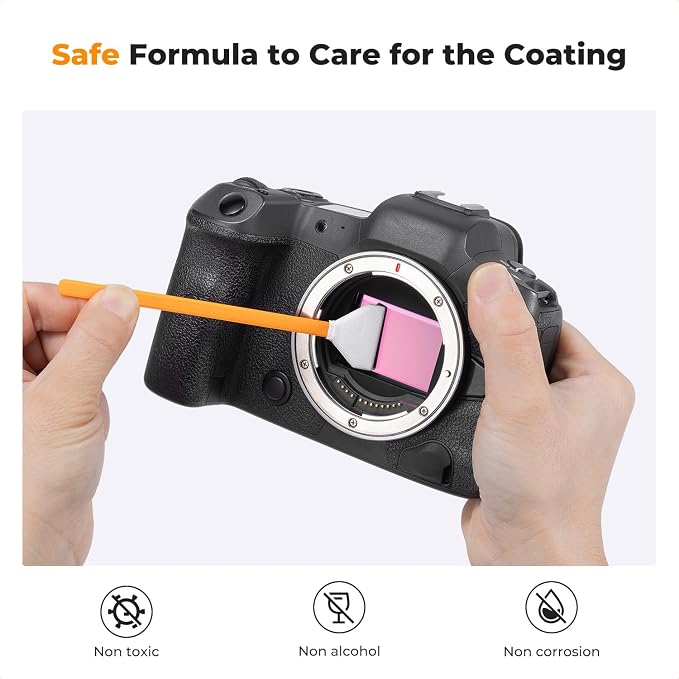 K&F CONCEPT 20ML*2 Camera Cleaning Solution, Microfiber Lens Cleaner Care Kit, Non-Flammable Camera Lens Cleaner for Coated Lenses, Binoculars, Scopes, Cameras, and Glasses - Image 4