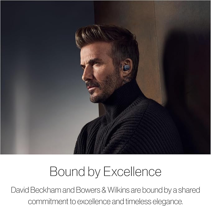 Bowers & Wilkins Pi8 Bluetooth Wireless Earbuds (Dove White), in-Ear Bluetooth Earphones with Qualcomm Chipset & aptX Lossless, Active Noise Cancelling Earbuds, 3 Built-in Mics, 15-Min Quick Charging