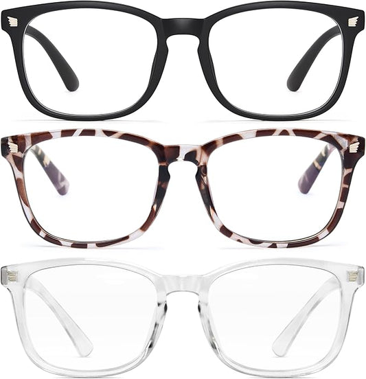 CCVOO Reading Glasses for Women/Men, Eyeglasses, Blue Light Readers for Women/Men, Computer Eye Glasses, Cheaters