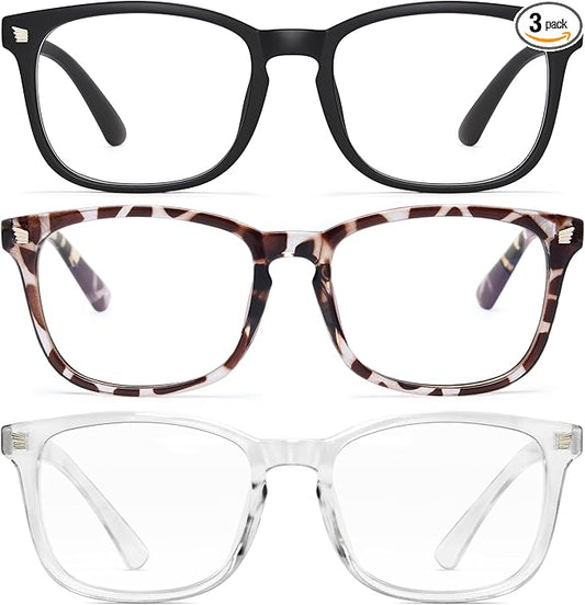 CCVOO Reading Glasses for Women/Men, Eyeglasses, Blue Light Readers for Women/Men, Computer Eye Glasses, Cheaters