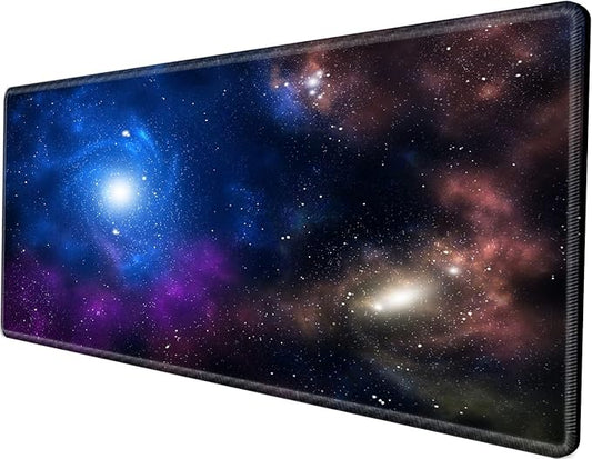 Gaming Mouse Pad 48x24 XXXL Desk Mat Extra Large Extended Mousepad Giant Desk Pad 3XL Galaxy Huge Protector Mat Oversized Computer Mat for Wireless Mouse Work