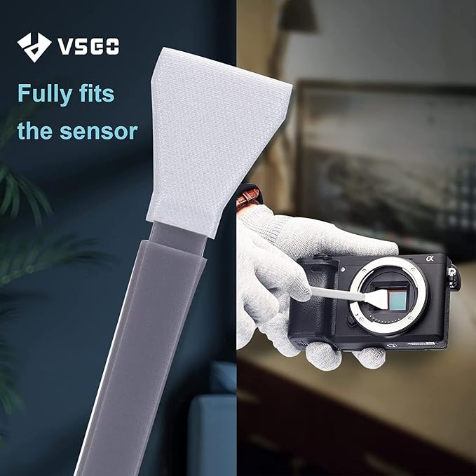 VSGO VS-S02-E APS-C Digital Camera Sensor Cleaning Kit Clean Swab × 10 with Sensor Cleaner Solution for Nikon Canon DSLR Cleaning - Image 6