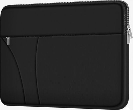 Laptop Sleeve 17 inch, Shockproof Protective Carrying Briefcase Computer Case with Zippered Pocket, Traveling Laptop Cover Compatible for HP, Dell, Asus, Lenovo, Notebook, Black
