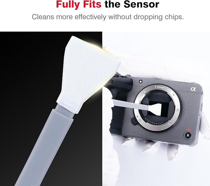 VSGO APS-C Sensor Cleaning Kit, 6pcs Sensor Swabs & 10ml Sensor Cleaner for Nikon Sony Canon DSLR Camera Clean (VS-S02-6) - Image 2