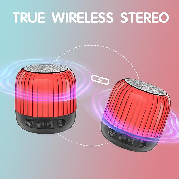 Bluetooth Speaker, Multicolor Changing Bedside Lamp, LED Table Lamp, Built-in Mic, Support TF Card, MP3 Player, Best Gifts for Girls Boys Teens Women Men Friends Christmas