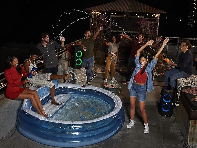 JBL Partybox 310 - Portable Party Speaker with Long Lasting Battery, Powerful JBL Sound and Exciting Light Show,Black