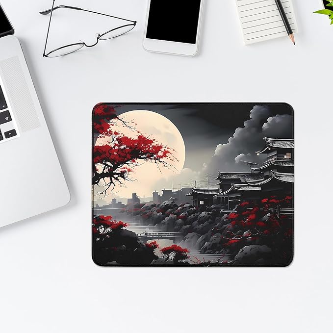 Mouse Pad Gaming Mousepad,Small Mousepads for Keyboard and Mouse with Non-Slip Rubber Base,Suitable for School,Office,Home,10.2 x 8.3 Inch
