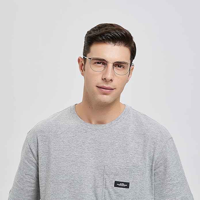 Blue Light Blocking Glasses for Men Anti-Fatigue Computer Monitor Gaming Glasses Prevent Headaches Glasses