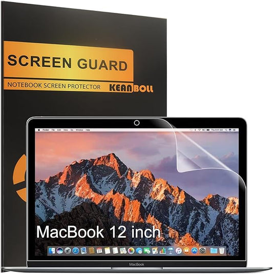 KEANBOLL 3-Pack Anti-Glare (Matte) Screen Protector for Apple MacBook 12 Inch With Retina Display (Model A1534, Release 2017 2016 2015) Help For Your Eyes Reduce Fatigue