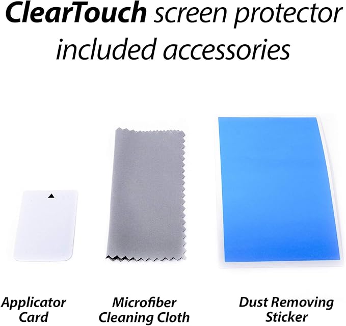 BoxWave Screen Protector Compatible with Kenwood DMX1057XR - ClearTouch Anti-Glare (2-Pack), Anti-Fingerprint Matte Film Skin