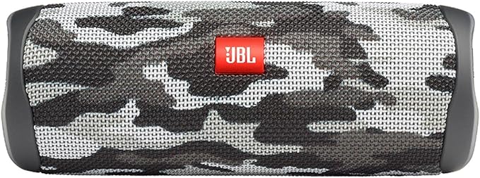JBL Flip 5 (Black Camo) + Bundle with divvi! Protective Hardshell Case