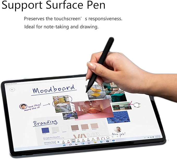 Megoo Glass Screen Protector for Surface Laptop 7 (2024 AIPC, 13.8 Inch) - Scratch Resistant, High Sensitivity, Bubble-free Instalation, Ultra Clear, Surface Pen Compatible, 2 Pack