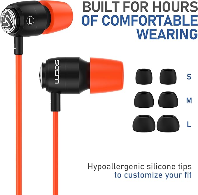 LUDOS Clamor USB C Headphones for iPhone 17 16 15 Pro Max Plus Air iPad Pro, 5 Years Warranty, USB-C Earbuds for Samsung Galaxy S26 S25 S24 S23 Ultra S22 S21 FE S20 A55 A54 A53, USB Type C Earphones